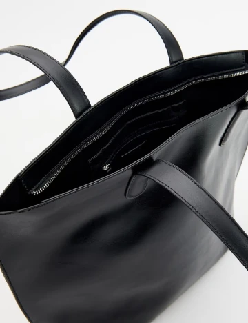 Geanta Reserved, negru Negru