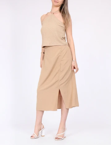Top Pieces, maro deschis