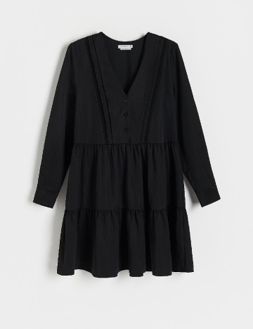 Rochie scurta Reserved, negru