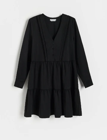 Rochie scurta Reserved, negru