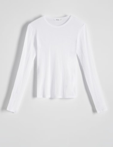 Bluza Reserved, alb