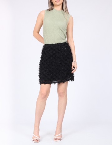 
						Fusta Pieces, negru