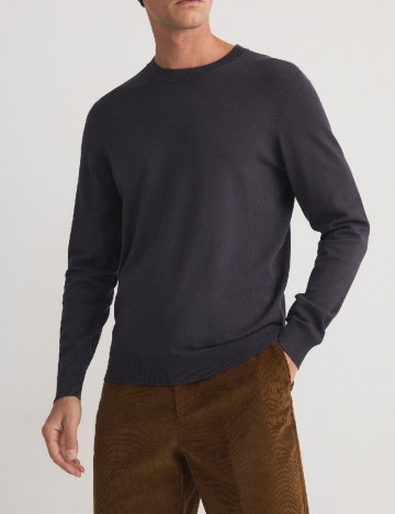 
						Bluza Reserved, gri inchis