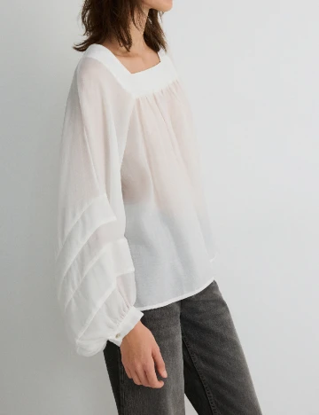 Bluza Reserved, alb