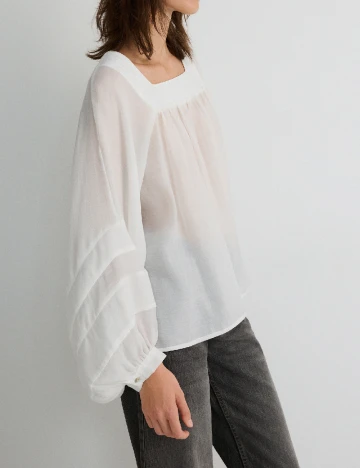 Bluza Reserved, alb