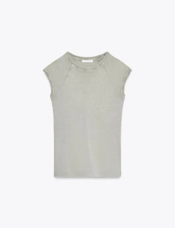 
						Tricou Zara, gri