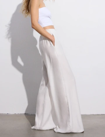 Pantaloni Reserved, alb