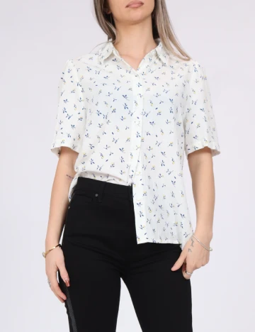 Camasa Pieces, alb