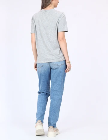 Tricou Pieces, gri