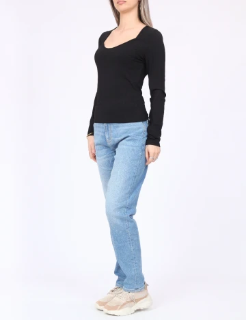 Bluza Pieces, negru