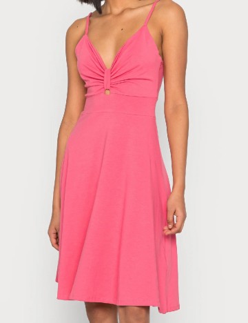 
						Rochie scurta Pieces, roz