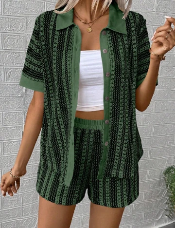 Compleu SHEIN, verde Verde