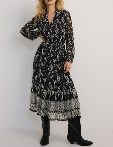 
						Rochie medie Reserved, negru