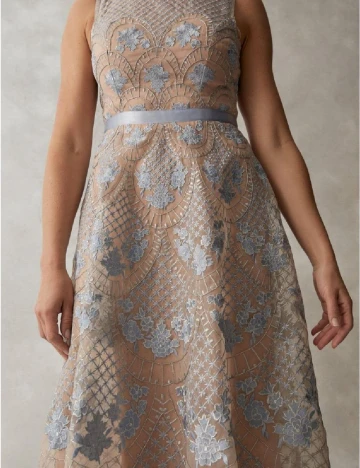 Rochie medie Coast, bej Crem