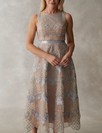 Rochie medie Coast, bej Crem