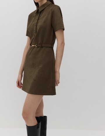 Rochie scurta Reserved, verde