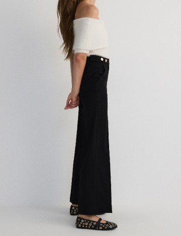 Pantaloni Reserved, negru