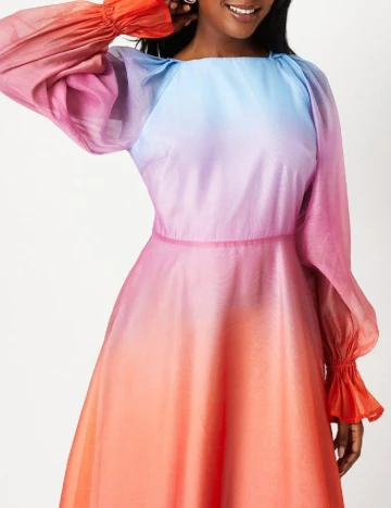 Rochie medie Coast, mix culori