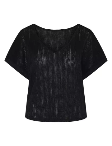 Tricou Pieces, negru