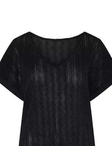 Tricou Pieces, negru