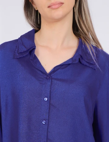 Camasa Pieces, albastru