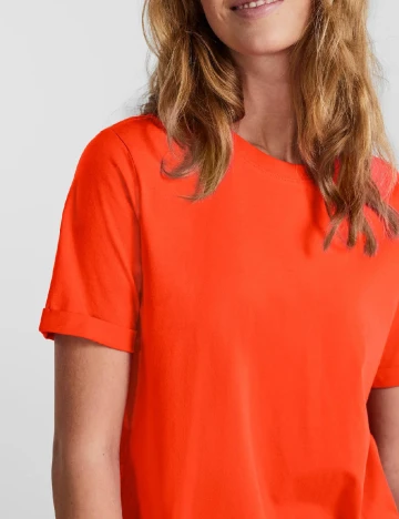 Tricou Pieces, portocaliu