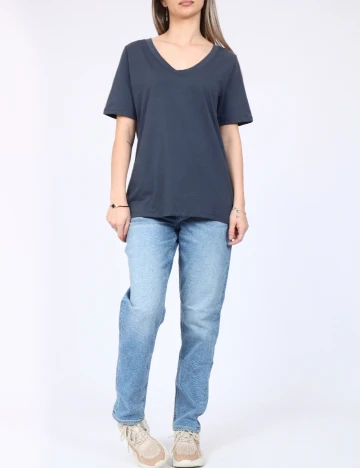 Tricou Pieces, gri