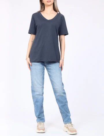 Tricou Pieces, gri