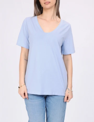 Tricou Pieces, albastru
