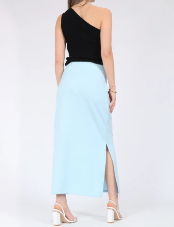 Fusta Pieces, bleu Albastru