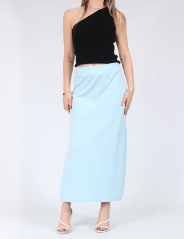 Fusta Pieces, bleu Albastru