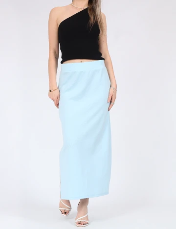 Fusta Pieces, bleu Albastru