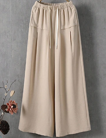 Pantaloni SHEIN, crem