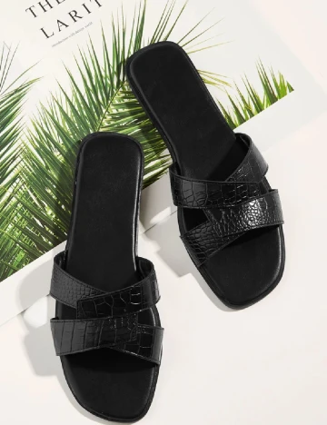 Slapi SHEIN, negru