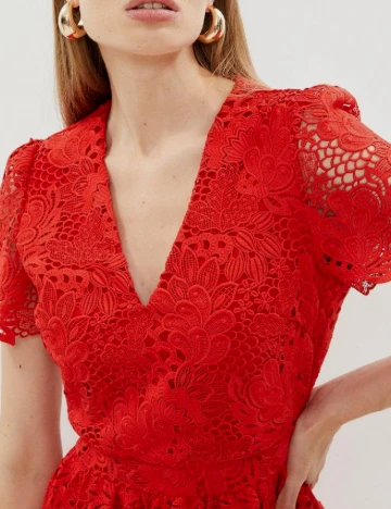 Rochie medie Coast, rosu