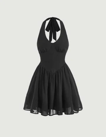 Rochie scurta SHEIN, negru Negru