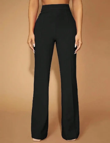 Pantaloni SHEIN CURVE, negru Negru