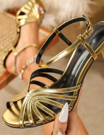 Sandale SHEIN, auriu