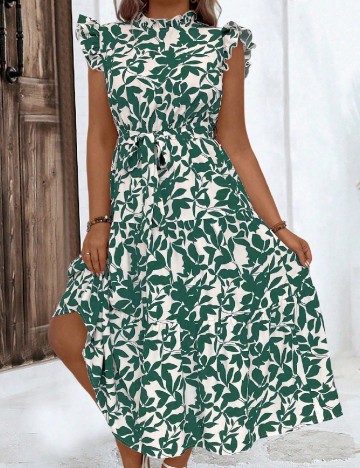 
						Rochie medie SHEIN CURVE, verde