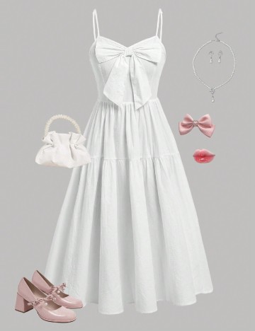 
						Rochie Shein Kids, alb