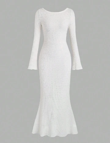 Rochie lunga SHEIN, ecru