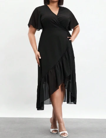 Rochie medie SHEIN CURVE, negru