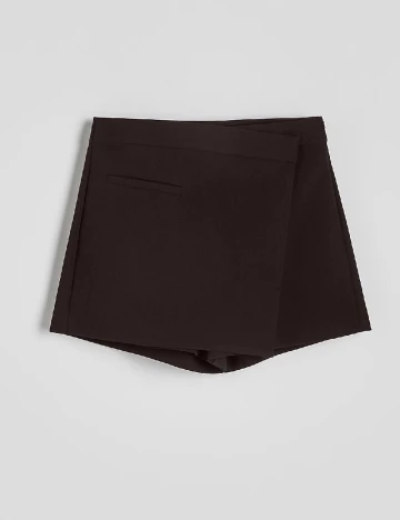 Fusta pantalon Reserved, maro inchis