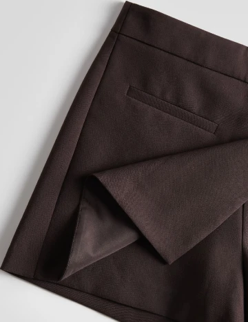 Fusta pantalon Reserved, maro inchis
