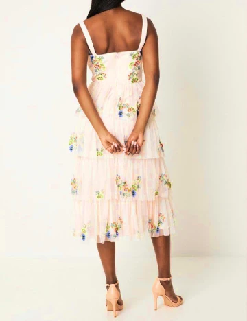 Rochie medie Coast, roz pal