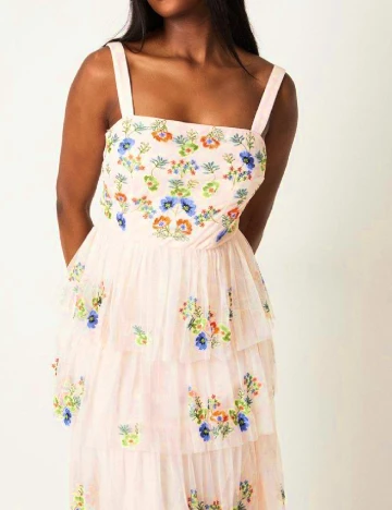 Rochie medie Coast, roz pal