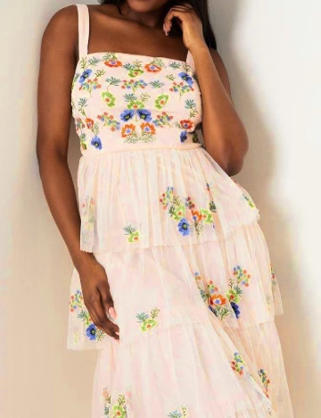Rochie medie Coast, roz pal