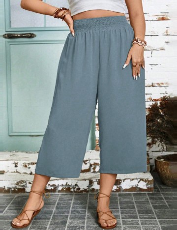 
						Pantaloni SHEIN CURVE, albastru