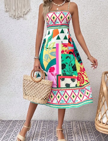 Rochie medie Emery Rose, mix culori