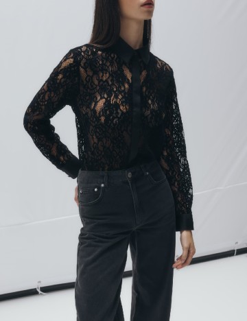 
						Camasa Reserved, negru